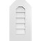 Ekena Millwork Octagonal Top Surface Mount PVC Gable Vent w/ 3-1/2"W x 1"P Standard Frame, 12"W x 22"H GVPOT12X2201SN - alternate 1